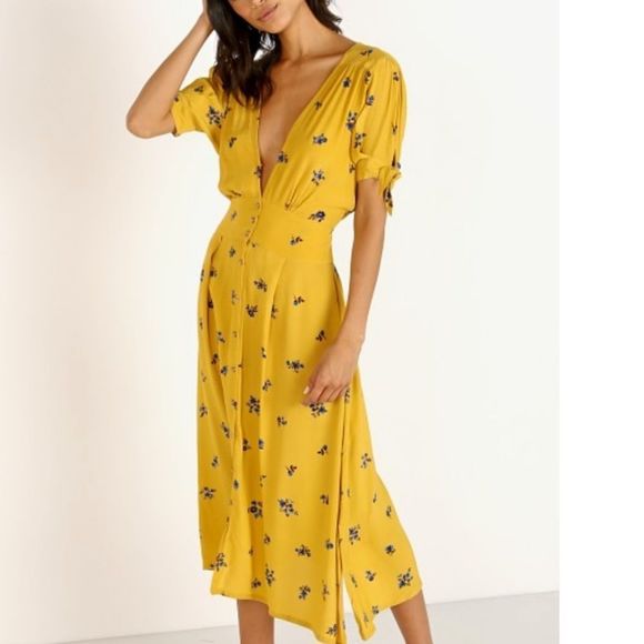 NWT Faithfull the Brand Billie Midi Dress Dolores - Picture 6 of 16